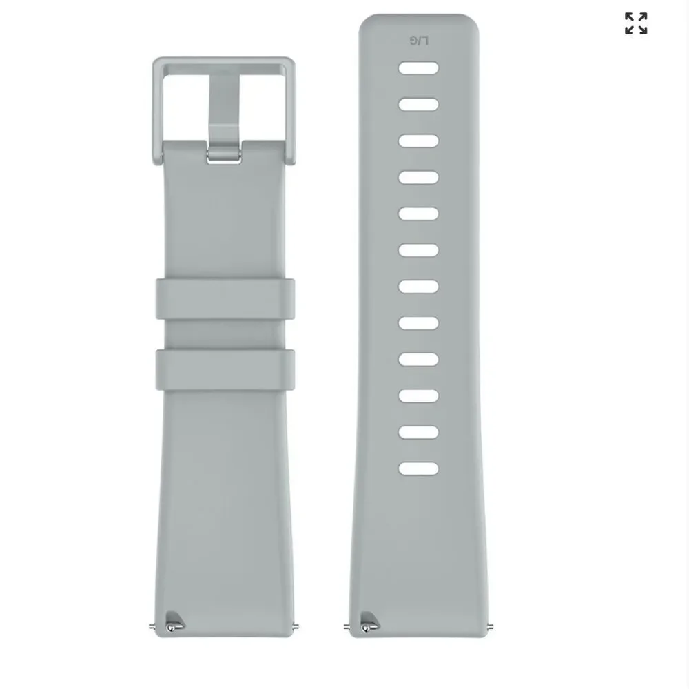 Strapsco Classic Active Band for Fitbit Versa Versa 2 Gray NIP